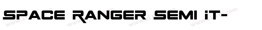 Space Ranger Semi It字体转换